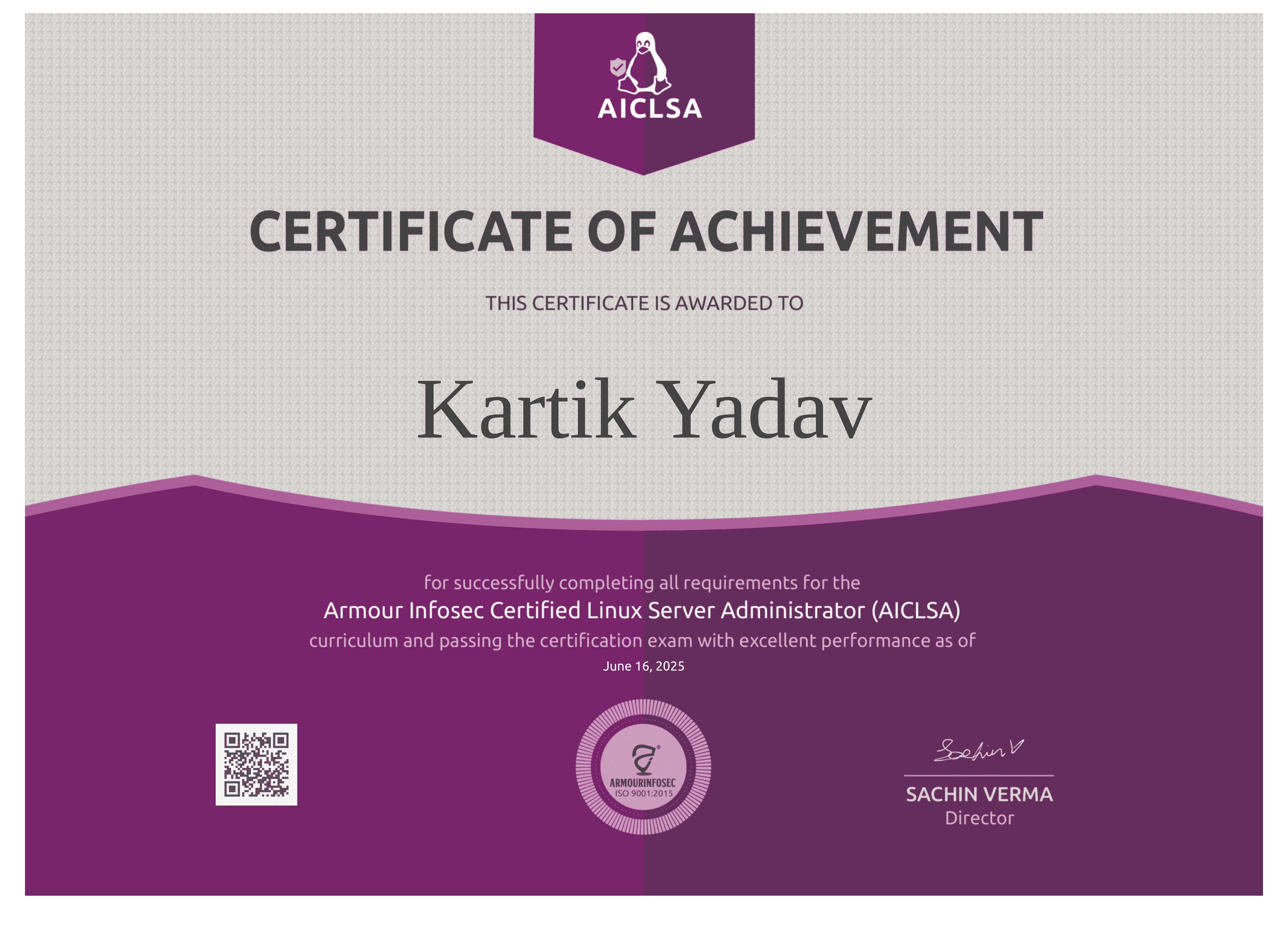 Certified Linux Server Administrator
